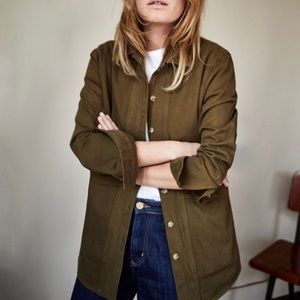 Sezane Will Jacket in Khaki — XS